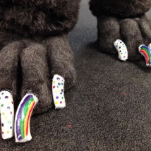 Rainbow nails!